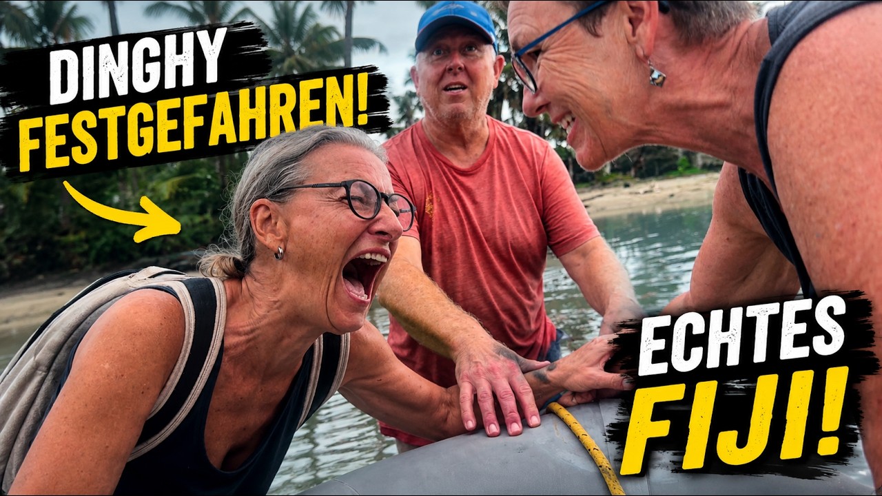 ⁣Vom Dinghy Chaos zum Dorfleben | Fiji Abenteuer