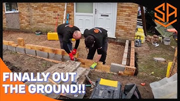 BUILDING UP TO FLOOR LEVEL... EXTENSION PART 4