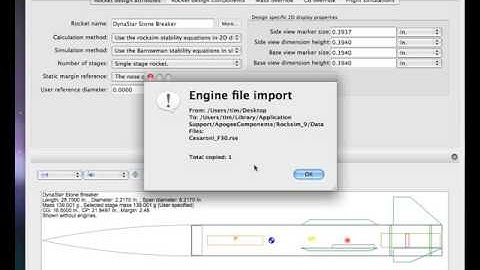 RockSim Software Tutorial - 33 - New Motors: Import Engine Files (Mac)