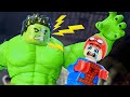 Lego City Spider-man Flees From The Zombie Invasion | Lego Stop Motion