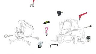 Material Handling Parts & Components | Standard Parts | JW Winco