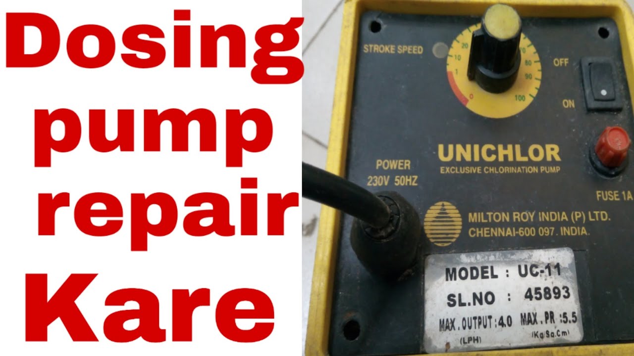 Exclusive chlorination pump & dosing pump YouTube