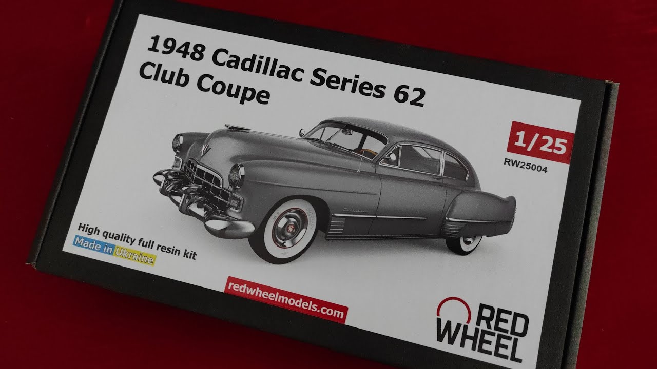1:24 Scale Cadillac Resto-mod Wheels Resin Model Kit - With Bullet Caps & Whitewall Tires 12 thumbnail image