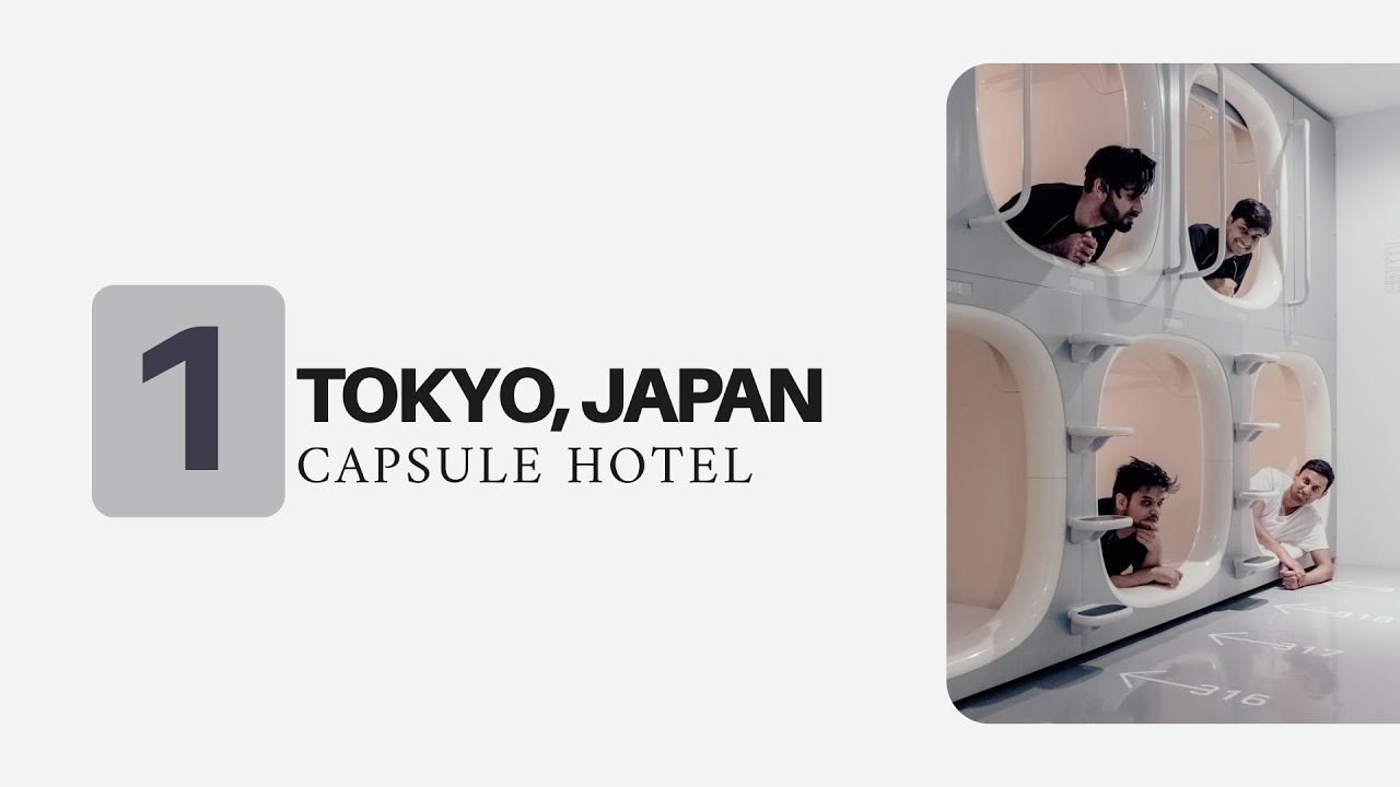 Japan - Capsule Hotel in Tokyo 💊🏩 (Japan EP1)