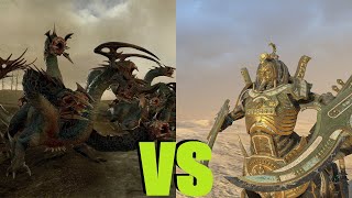 Харибда vs Некросфинкс: Total War Warhammer 3. Immortal Empires. тесты юнитов v 4.2.2