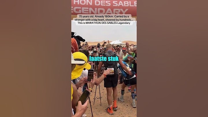 Hij Was 75 en Eindigde de Zwaarste Race... Maar Niet Alleen 🙏