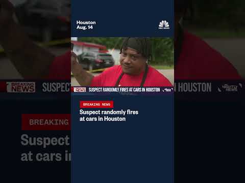 Armed man shoots at random vehicles in Houston