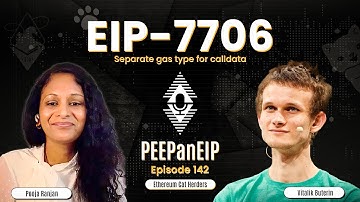 PEEPanEIP#142: EIP-7706 Separate gas type for calldata with Vitalik Buterin #ethereum #gas