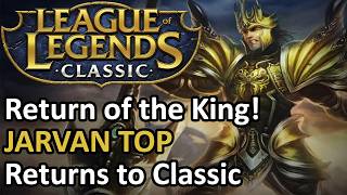Classic LoL Gameplay: Jarvan Top Returns! My Old Main from Season 3