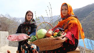 видео: Капуста и картофель с фрикадельками и свежими овощами ♧ Вкусный деревенский рецепт картинка: Капуста и картофель с фрикадельками и свежими овощами ♧ Вкусный деревенский рецепт