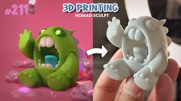 3D Printing from Nomad Sculpt! 🤯