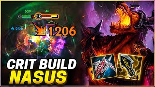 You MUST TRY This CRIT NASUS BUILD! Wild Rift