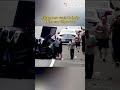 Strangers rush to help after car flips over