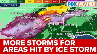 Severe Storms Target Areas Already Crippled By Ice Storms