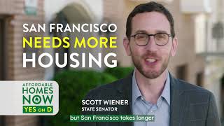 Yes on Prop D – Only Measure that Speeds Up Construction of Affordable Homes (30-Sec)