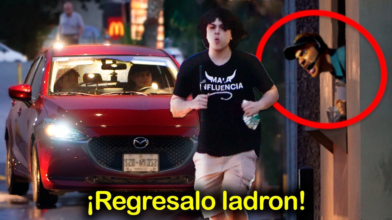 Robando en el Drive-Thru