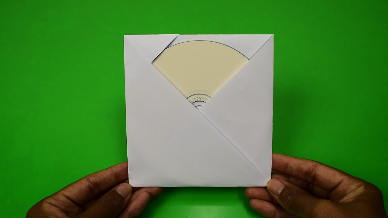 Origami CD Case / Envelope - YouTube