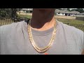 6mm Traditional and 7mm Square Cut 14K Miami Cuban chains review