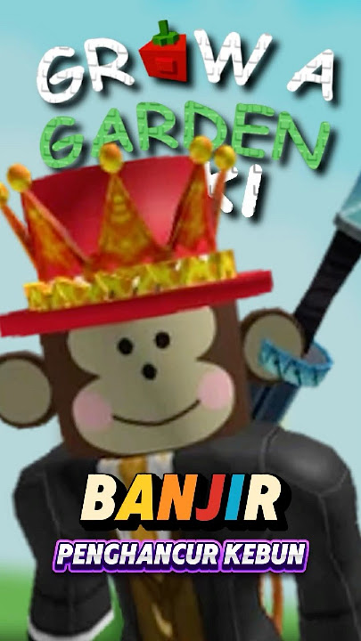 Banjir penghancur kebun di grow a garden #roblox #robloxindonesia