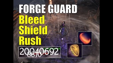 [Last Epoch] 0.8.5 ForgeGuard Bleed Shield Rush 20 million dmg meta Sentinel build