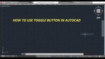 How to use toggle button in autocad in hindi | use of toggle button in autocad