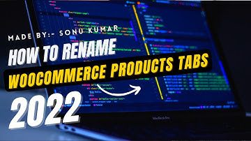 How to Rename WooCommerce are Single Product Page Tabs Using Snippets Plugin 2022? By:- #Sonu Kumar.