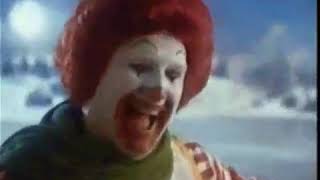 Retro 80s McDonalds Christmas Commercial - Ice Skating