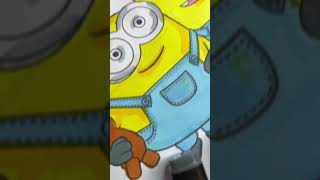 Minions friends coloring pages. #shorts #trending #music