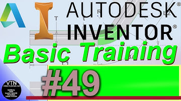 AutoDesk INVENTOR Basic Training 49 ( Circular Pattern )