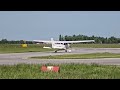 A Cessna 172 S Skyhawk SP takes off from Bad Vöslau, Lower Austria