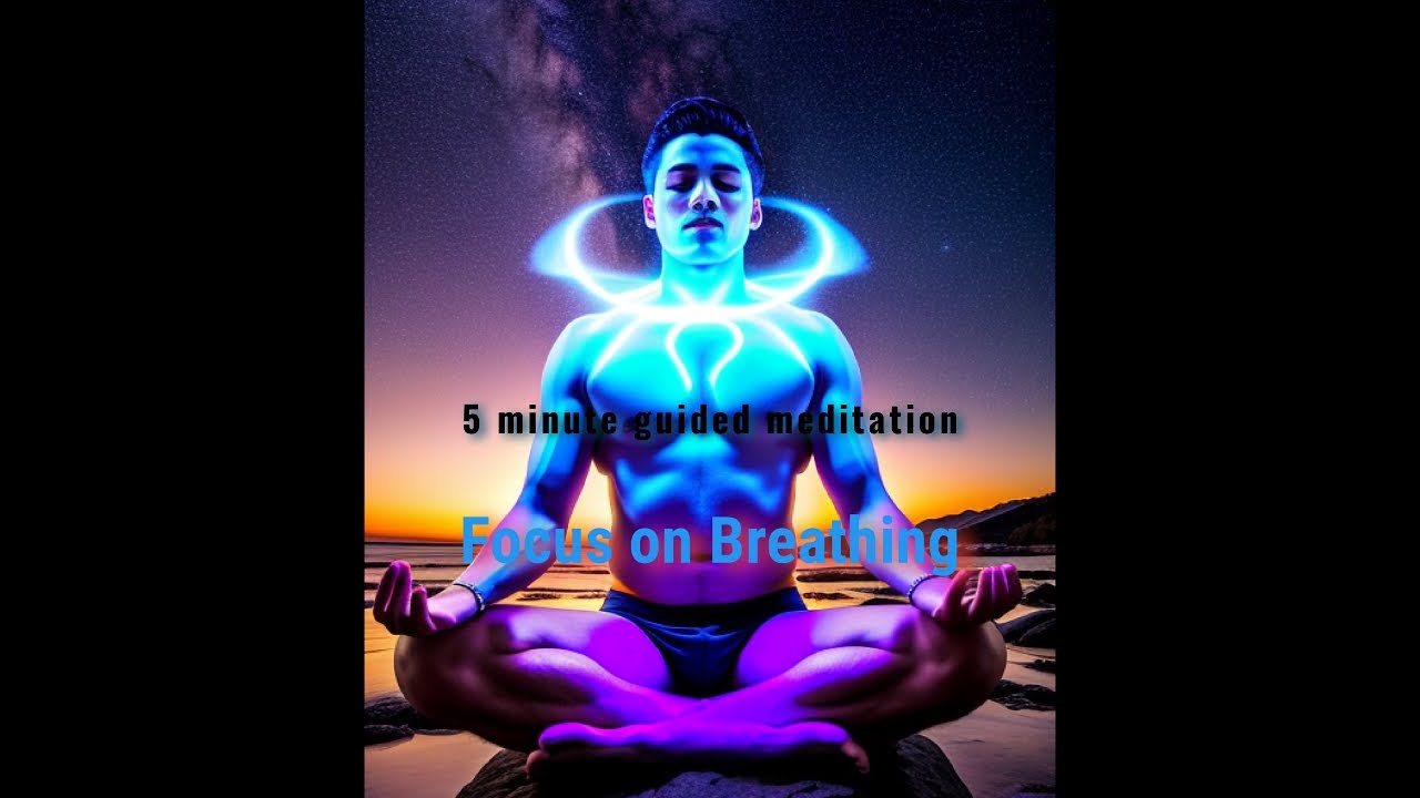 5 Minute Guided Meditation | Focus on Breathings - YouTube