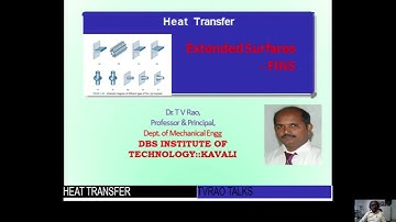 Heat Transfer I Extended Surfaces - Fins - Problems I Unit 2 Lecture 4 I Dr TVRao