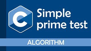 30-second algorithm to check if a number is prime