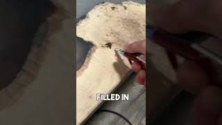 Epoxy River Table Void Repair (Epoxy + CA Glue) @AndrewThronImprovements