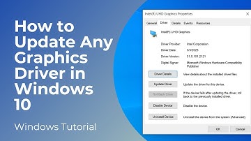 How to Update Any Graphics Driver in Windows 10