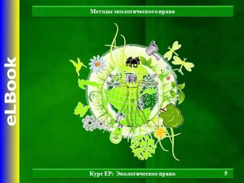 Предмет, метод и система экологического права