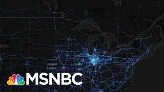 Map Shows Even 'Regular People' Can't Avoid Coronavirus Spread | Rachel Maddow | MSNBC