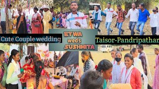 Pandripathar Etwa weds Sushmita Cute Couple wedding video ❤️ @Mprince997