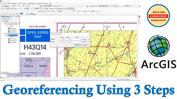 How to Georeference any image or map in ArcGIS | Easiest Ways to Georeference by 3 Steps | Process 1