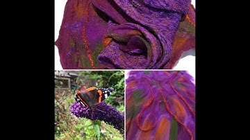 SUPER EASY CRAFT  for beginners -Nuno Felt Scarf Part 2 - create a stunning super soft felted scarf