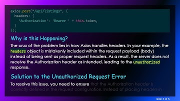 Resolving Unauthorized Errors in VueJs Axios POST Requests with Authorization Header