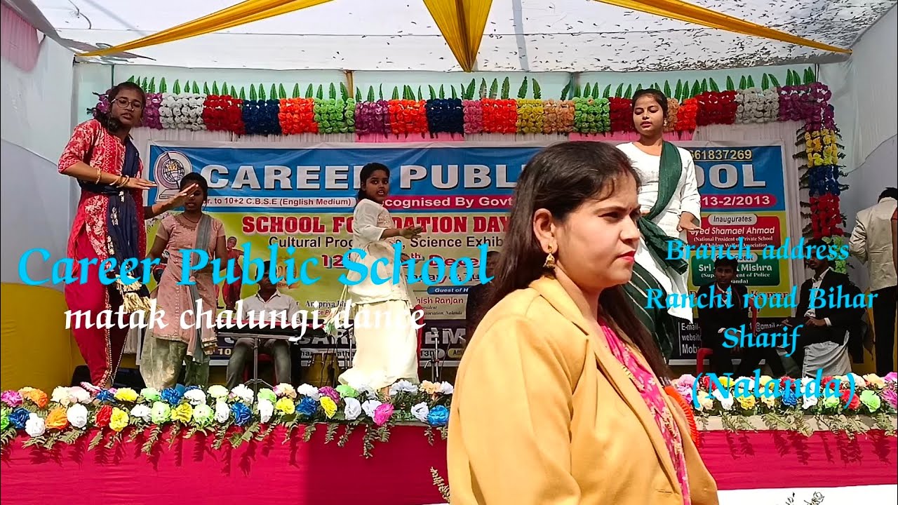 Career Public School dance program matak chalungi 13/12/2022 Bihar Sharif Nalanda (yuvraj events)
