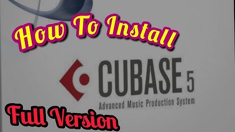 How To Install cubase 5 (full version 6_7 GB)  In Hindi Love Musical Srudio 👈👈👈