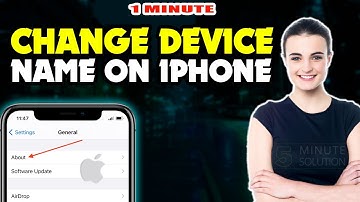 How to change device name on iphone 2024