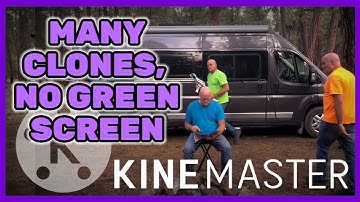 #madewithkinemaster Advanced multiple clone without greenscreen part 1