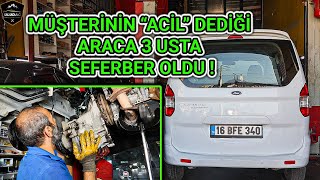 YAĞ BAKIMI 5000 KM GECİKEN ARABANIN ŞANZIMANINI İNDİRDİK! (Ford Tourneo Courier 1.6 TDCİ Motor)