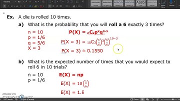 MDM4U - 7.2 - Binomial Distributions - VIDEO