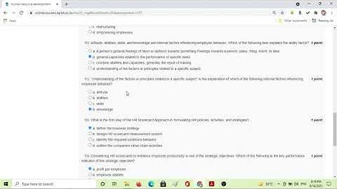 Human Resource Development assignment | Week  2 | NPTEL 2021