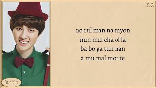 EXO 'The First Snow' Easy Lyrics