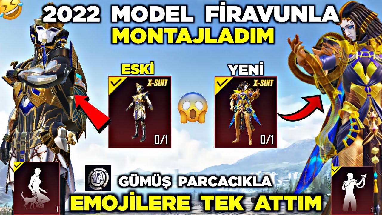 YOK ARTIK 😱 YENİ FİRAVUNLA MONTAJLADIM 😂 600 GÜMÜŞ PARCACIK ? PUBG MOBİLE